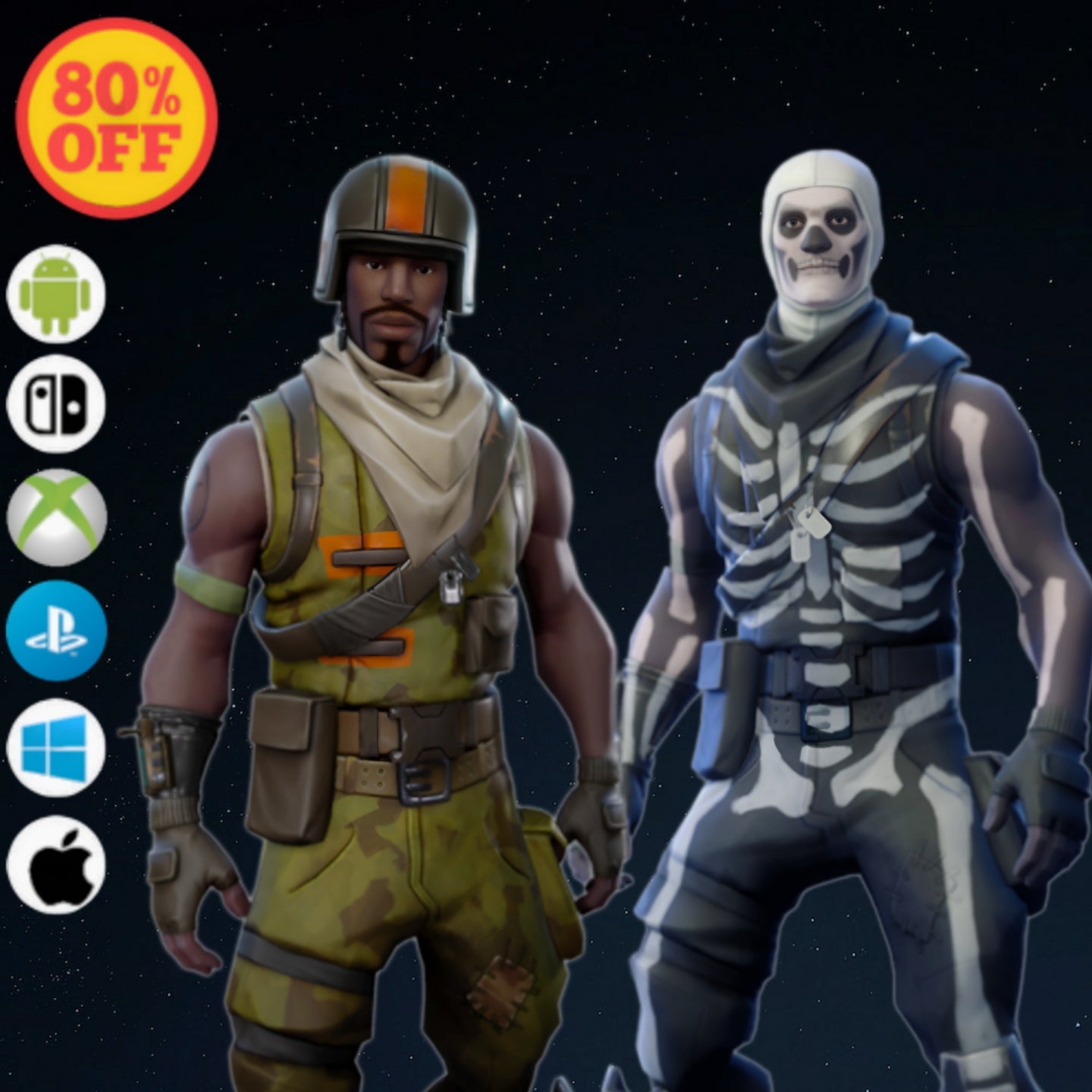 70+ Skins